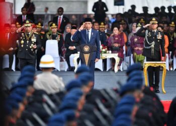 Presiden RI Joko Widodo Menghadiri Upacara peringatan Hari Bhayangkara ke- 78