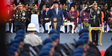 Presiden RI Joko Widodo Menghadiri Upacara peringatan Hari Bhayangkara ke- 78