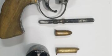 Satreskrim Polres Banyuasin Mengamankan Pelaku Kepemilikan Senpi Ilegal