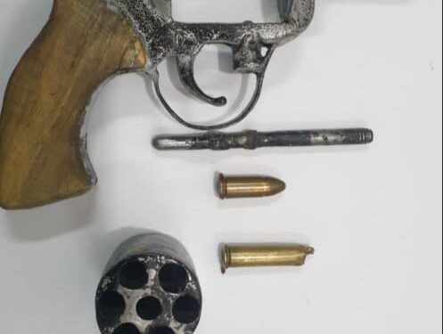 Satreskrim Polres Banyuasin Mengamankan Pelaku Kepemilikan Senpi Ilegal