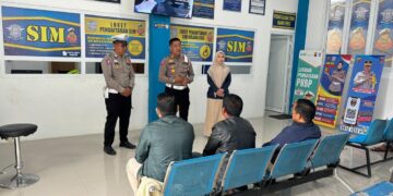 Kasat Lantas Polres Aceh Tengah Sosialisasikan JKN Sebagai Syarat Baru Dalam Permohonan SIM