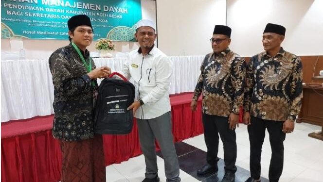 Aceh Besar Gelar Pelatihan Manajemen Bagi Sekretaris Dan Bendahara Dayah