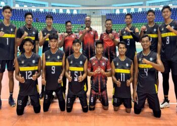 Hari ini, Team Volly Putra Polres Kampar Jalani Final Tournament Bola Voli Kapolda Riau Cup