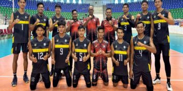 Hari ini, Team Volly Putra Polres Kampar Jalani Final Tournament Bola Voli Kapolda Riau Cup