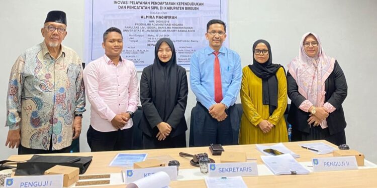 Mantan Menteri PANRB Jadi Penguji Kehormatan Prodi IAN FISIP UIN Ar Raniry