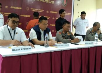 Polda Sumsel Tangkap Pemilik Sumur Minyak Ilegal Sungai Lilin Yang Terbakar Hingga Cemari Sungai Dawas 