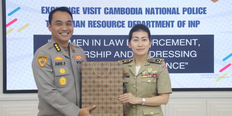 Studi Banding ke Indonesia, Polisi Kamboja Ingin Belajar Pemberdayaan Polwan Dan Pengarusutamaan Gender