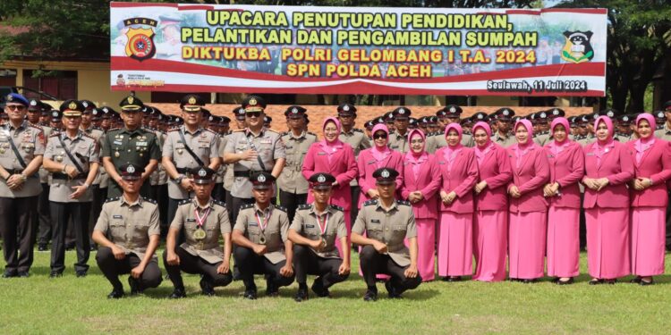 Lantik 262 Bintara Remaja, Kapolda Aceh Achmad Kartiko : Jangan Pernah Sakiti Hati Masyarakat