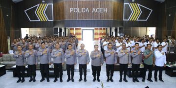 Jelang Pilkada Serentak, Kaops NCS Polri Asep Edi Suheri  Beri Arahan Di Polda Aceh