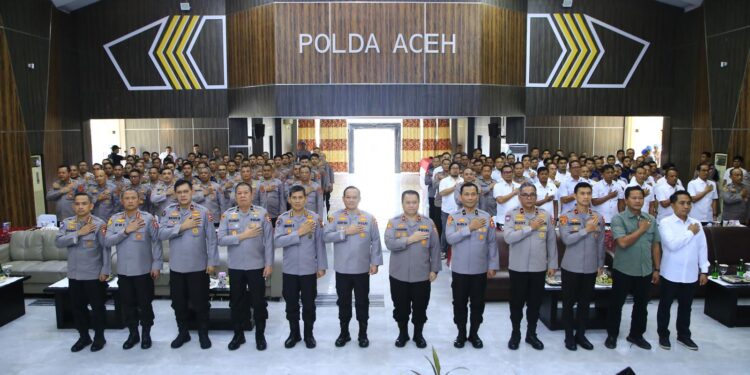 Jelang Pilkada Serentak, Kaops NCS Polri Asep Edi Suheri  Beri Arahan Di Polda Aceh