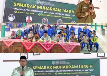 KKN FAI Universitas Islam Riau Teluk Merbau Mengadakan Semarak Muharram 1446 H