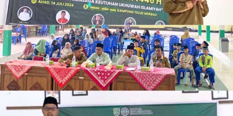 KKN FAI Universitas Islam Riau Teluk Merbau Mengadakan Semarak Muharram 1446 H