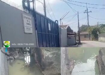 Ketua KJM-B Soroti Gudang Berwarna Biru, Diduga Buang Limbah Ke Drainase