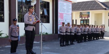 Kapolres Aceh Tengah Pimpin Apel Gelar Pasukan Operasi Patuh Seulawah 2024