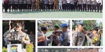 Polres Siak Laksanakan Apel Gelar Pasukan Operasi Patuh Lancang Kuning 2024   