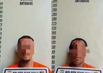 2 Tukang Panen Sawit Secara Ilegal Milik PT RSS Ditangkap Security, Dua Lagi DPO