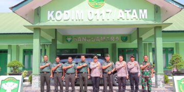 Minggu Pertama Sebagai Kapolres Aceh Tamiang, AKBP Muliadi Sambangi Dandim Andi Arianto