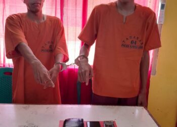 Dua Pelaku Narkoba Diringkus Polsek Kampar Kiri, 7,81 Gram Sabu-sabu ikut Diamankan