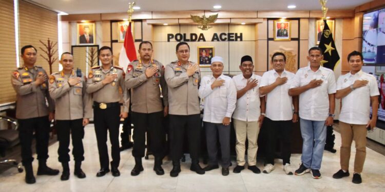 Kapolda Aceh Achmad Kartiko Bersama Ketua KONI Bahas Kesiapan Perhelatan PON 2024