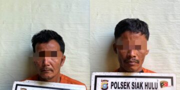 Polsek Siak Hulu Tangkap Dua Warga Desa Kapau Jaya, Ini Kasusnya! 