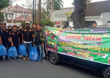 Grib Jaya Kecamatan Medan Baru Gelar Jumat Berkah Sekaligus Mendirikan Plang