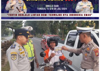 Satgas Preemtif Polres Kuansing Gelar Sosialisasi Ops Patuh Lancang Kuning 2024