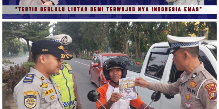 Satgas Preemtif Polres Kuansing Gelar Sosialisasi Ops Patuh Lancang Kuning 2024