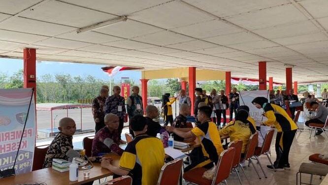 Wakapolres Banyuasin Lepas 51 Casis Bintara Polri Gelombang II T.A 2024 Polda Sumsel