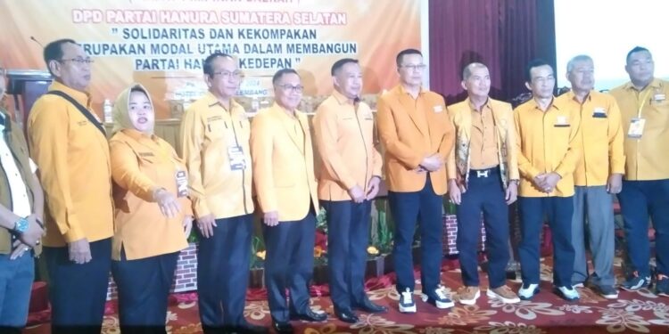 Rapat Pengurus Dewan Pimpinan Daerah Partai Hanura Sumatera Selatan