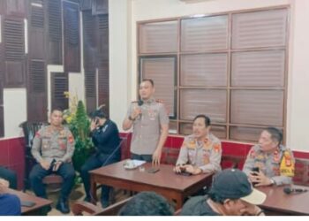 Kapolres Pelabuhan Makassar Gelar Coffee Morning Dan Silaturahmi Bersama Awak Media