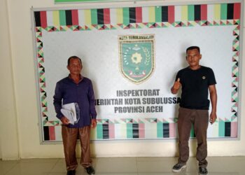 Ketua BPK, Pemuda dan Masyarakat Lae langge Dapat Undangan Dari Inspektorat Subulussalam