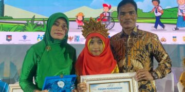 Peringatan HAN, Ajra Rahima Maulaya siswi SD Negeri 1 Kebun Lama Langsa Meraih Juara 1 Gambar Bercerita Tingkat Nasional