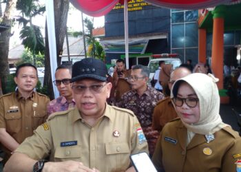 Pj Walikota Palembang Ucok A Damenta Membuka Kegiatan Pencanangan Pin Polio