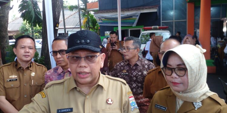 Pj Walikota Palembang Ucok A Damenta Membuka Kegiatan Pencanangan Pin Polio