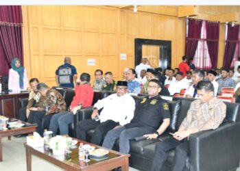 Sekda Langsa Said Mahdun Majid Membuka Kegiatan Evaluasi Penerapan qanun Gampong Bersih Narkoba