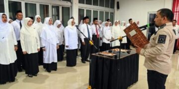 41 Kepala Sekolah Dilantik, Pj Bupati Iswanto Minta Jangan Permainkan Dana BOS