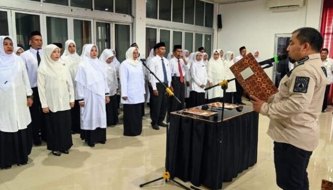 41 Kepala Sekolah Dilantik, Pj Bupati Iswanto Minta Jangan Permainkan Dana BOS