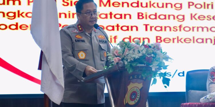 Kapolda Aceh Achmad Kartiko Buka Rakernis Bidang Setum Tahun 2024
