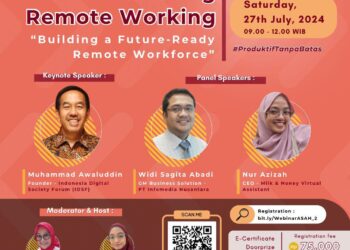 Remote Working Berkembang Pesat Didorong Digitalisasi, Bakal Lumrah Diadopsi Perusahaan