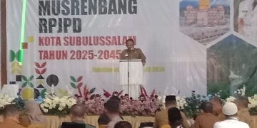 Pemko Subulussalam Laksanakan Musrenbang RPJPD 2025-2045 Pembangunan Jangka Panjang 