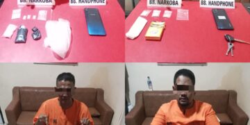 Empat Pelaku Narkoba Sabu Dan Pil Ekstasi Diringkus Satnarkoba Polres Kampar