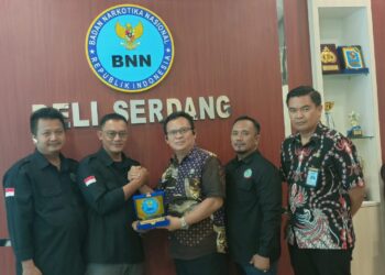 Audiensi IWO Dengan BNNK Deli Serdang Memperkuat Kerjasama Dalam Pencegahan Narkoba
