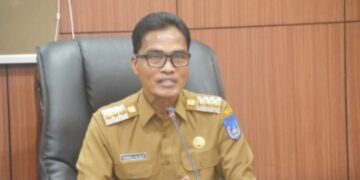 Pemko Langsa Mengajak Masyarakat Gotong Royong Dan Dekorasi Umbul Umbul Merah Putih