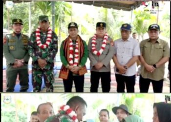 Pemkab Bersama Kodim 0108/Agara Gelar Karya Bakti Pengerasan Jalan Desa Buntul Kendawi