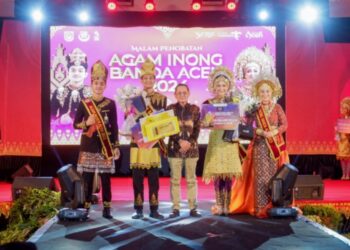 Harist Dan Sri Rizki Dinobatkan sebagai Agam Inong Banda Aceh Tahun 2024 