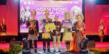 Harist Dan Sri Rizki Dinobatkan sebagai Agam Inong Banda Aceh Tahun 2024 
