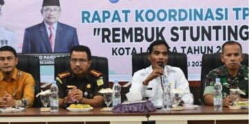 Pj. Walikota Langsa Pimpin Rakor Rembuk Stunting Tahun 2024