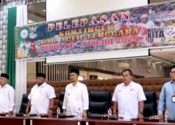 Pj Bupati Aceh Tenggara Syakir Resmi Melepas 122 Atlet Ke POPDA Aceh Timur