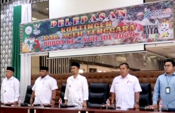 Pj Bupati Aceh Tenggara Syakir Resmi Melepas 122 Atlet Ke POPDA Aceh Timur
