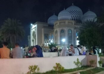 Masyarakat Lhokseumawe Merayakan Malam Tahun Baru 1 Muharram 1446 H